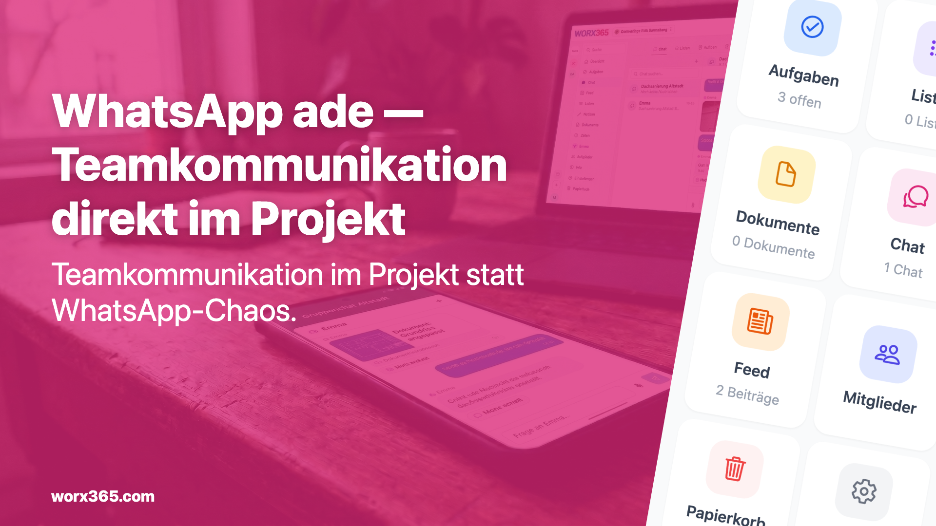 WhatsApp-Alternative für Handwerker — DSGVO-konform kommunizieren