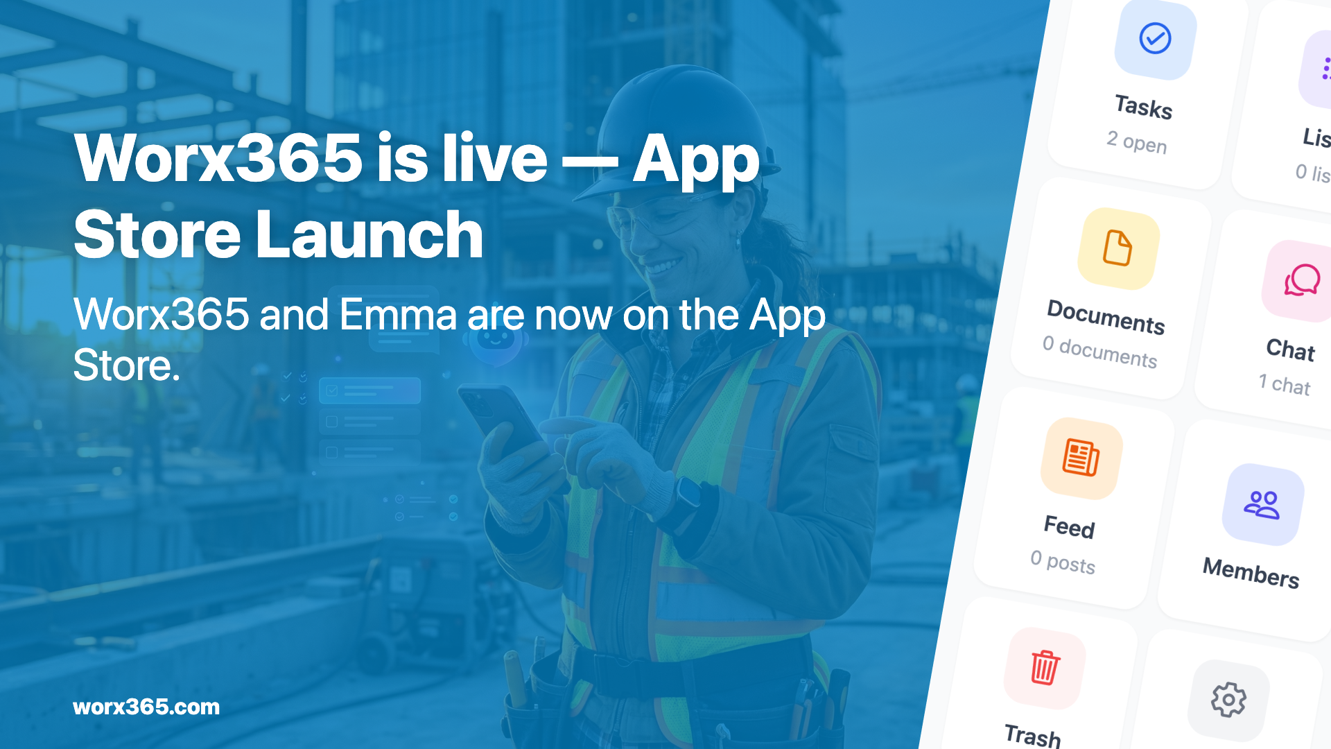 Worx365 is live — the app for teams that get things done