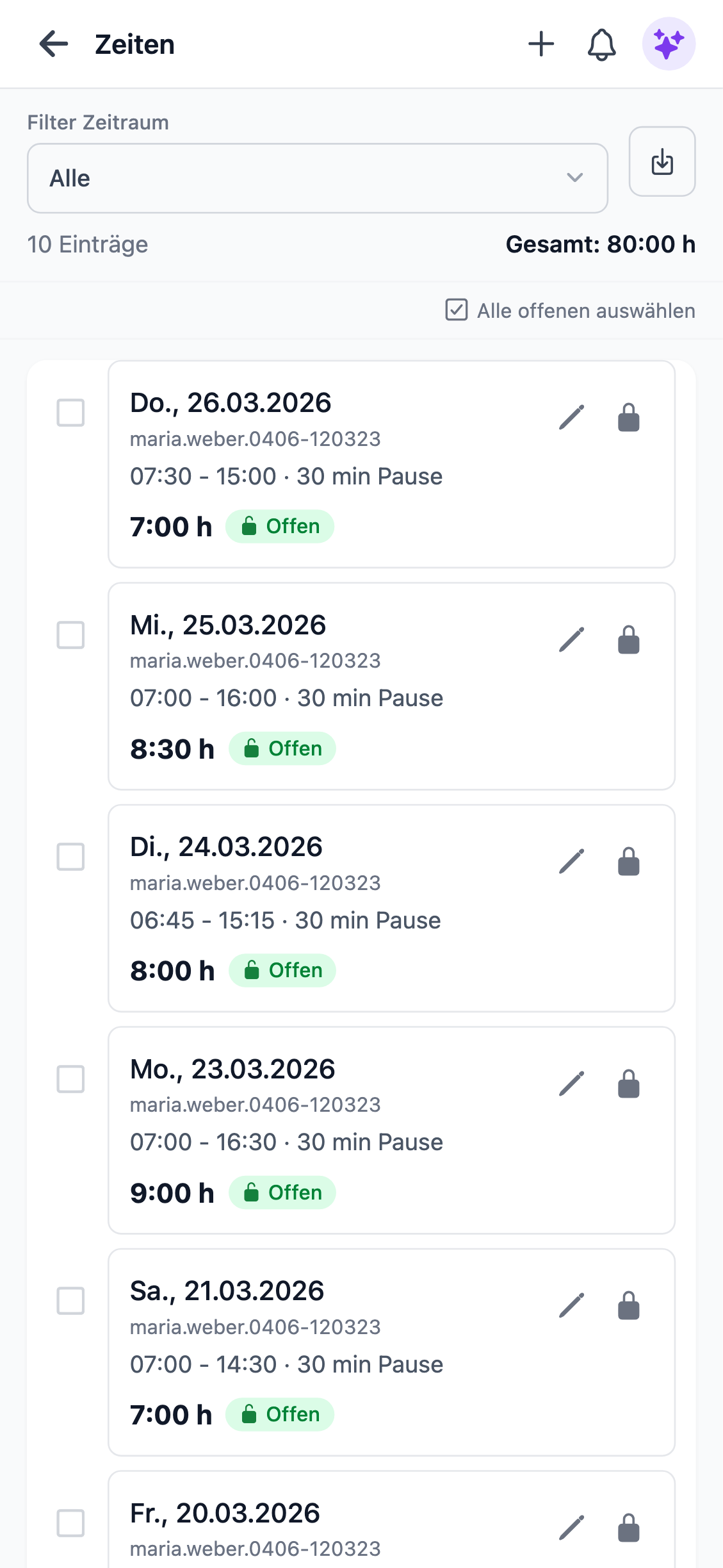 fk-zeiterfassung (Mobil)